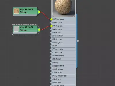 Terrazzo material 0412 seamless color 4 Texture