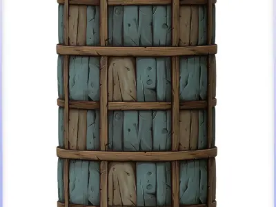 Stylized Wood Seamless Texture Texture 35