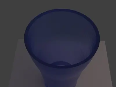 Blue Glass 3D model