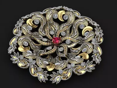 Botanical Designs 3D 3D model