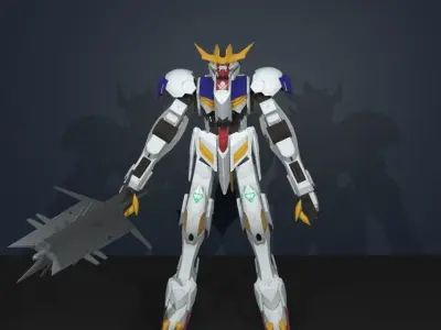 gundam barbatos 3D model