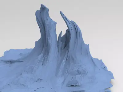 Tiwanaku Mountain 1  3D model