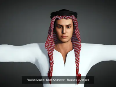 15- Realistic and Fully Rigged Character Game Ready 3D Model Pack