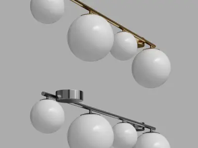 Lamp Cristallo Uvol Low-poly 3D model