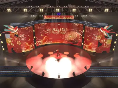New year Stage Texture