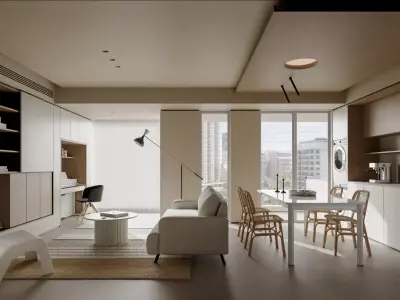 Apartment interior scenes     3D model 27