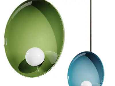 Carla Baz Oyster Wall Mounted Lamp 3D model