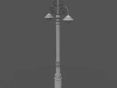 streetlight street lamp 3D model