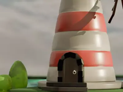 Lighthouse 3D model 9