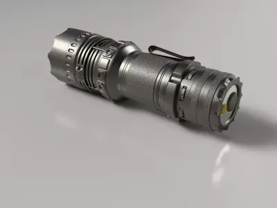 Flashlight 3D model 5