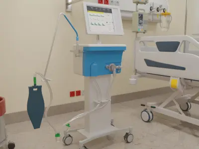 intensive care 3D model