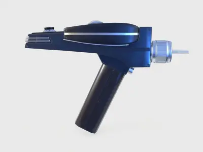Phaser Gun Star Trek Low-poly 3D model