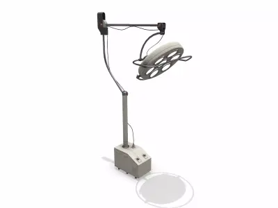 Hospital Old Operating Lamp Low-poly PBR Low-poly 3D model