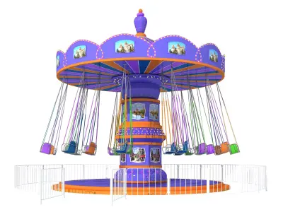 Funfair Ride 3D model