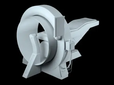 Sci-Fi Bed Chair from Cyberpunk Laboratory  3D model