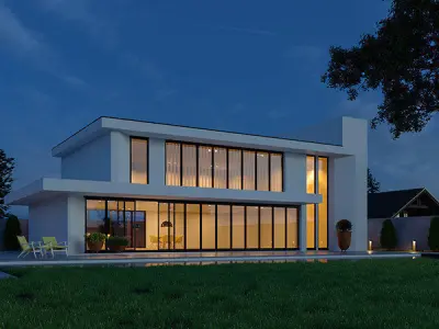 CGI - Architectural Visualization scene 3D model