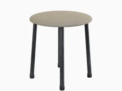 Steel Stool E 01 3D model