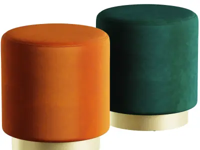 Stool NADIEN by Light Living 3D model