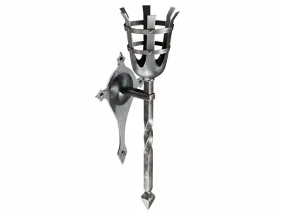 Torch collection lord of rings wall sconce 3D model