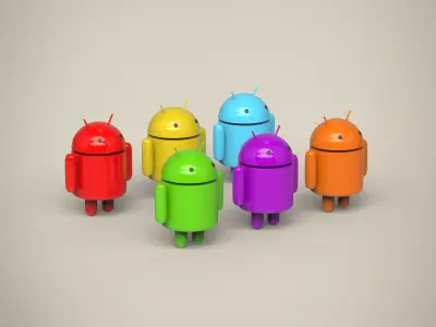 Android Set wallpapers hd 3D model