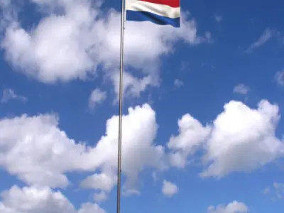 Animated Netherlands Flag 3D model