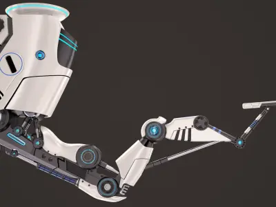 Robotic Arm Stylized 3D model