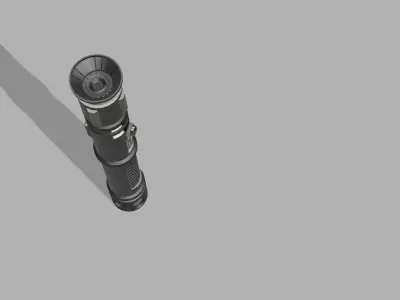 Custom Lightsaber Handle 3D print model