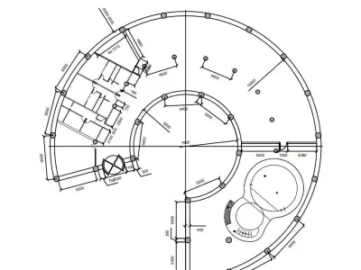 Diplom taipei international convention center - floor plan 3D model