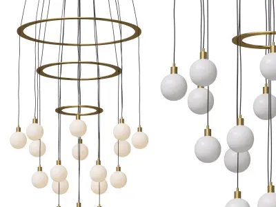 SkLO Chandelier 3D model
