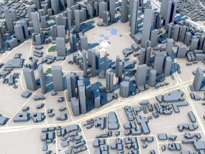 Merdeka 118 Petronas Towers Kuala Lumpur Malaysia 3D model