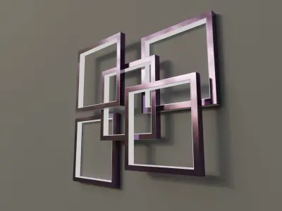 Awesome RGB Wall Lamp Pack Rgb Led Lamps Free low-poly 3D model