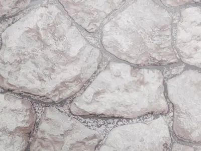 Rustic Fieldstone Wallpaper Texture
