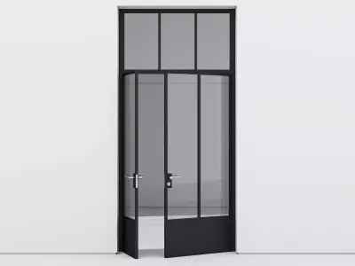 Aluminium door 174 3D model