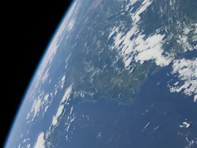 Earth 42K - C4D Octane 3D model