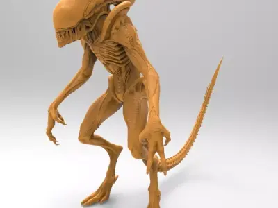 Alien runner 3D model