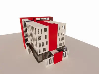 Building Hospital 3D model