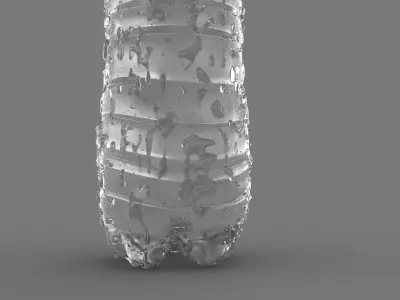 Bottle water 3D model