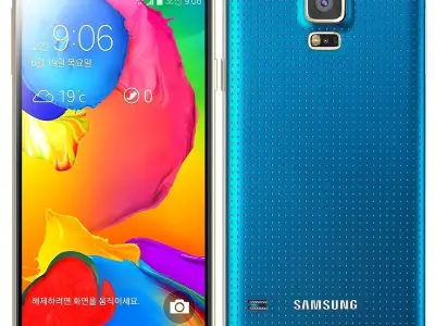 Samsung Galaxy S5 LT E-A Electric Blue 3D model