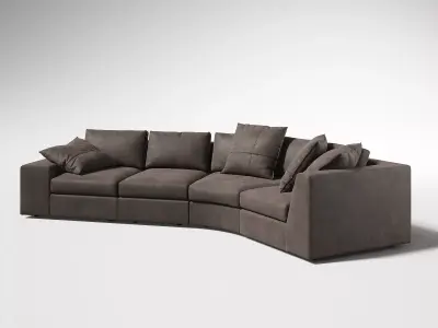 Exclusif Sofa Composition L 3D model
