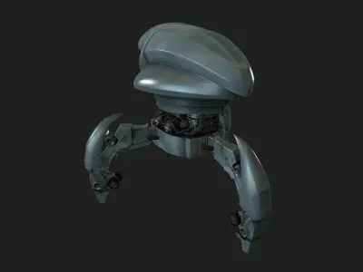 Droid low-poly star wars robot Low-poly 3D model