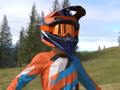  Mini Cross Child Rider Muddy Orange 