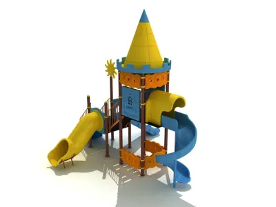 3d Metal Polythene Playpen 053 3D model