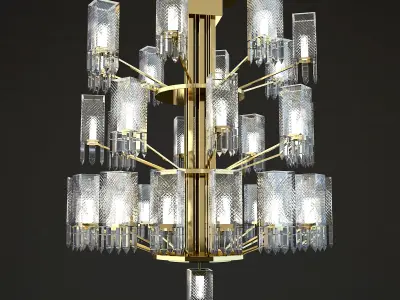 Crystal Chandelier 3D print model