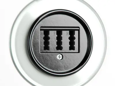 Switches and sockets THPG Bakelite Glass Covering 3D model