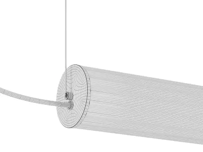 Andcosta VITREO HORIZONTAL Hanging lamp 3D model