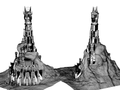 Barad-dur 3D model