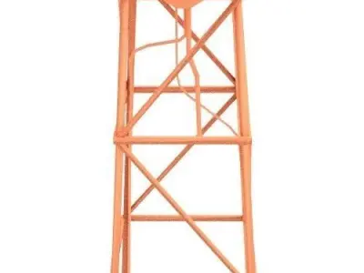 Water Storage Low-poly 3D model