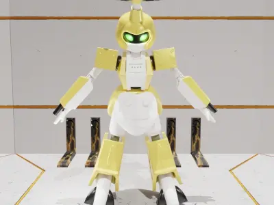  MetaBee  3D Model Low-poly 3D model