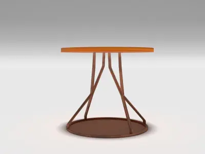 Center Table - Round Free low-poly 3D model