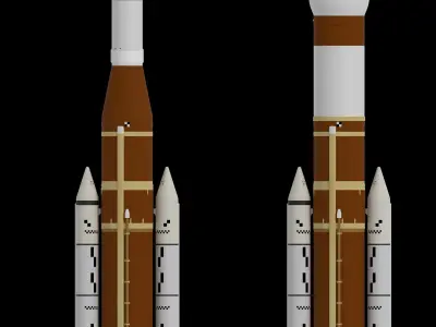Space Launch System 3D model